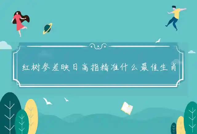 红树参差映日高是什么生肖