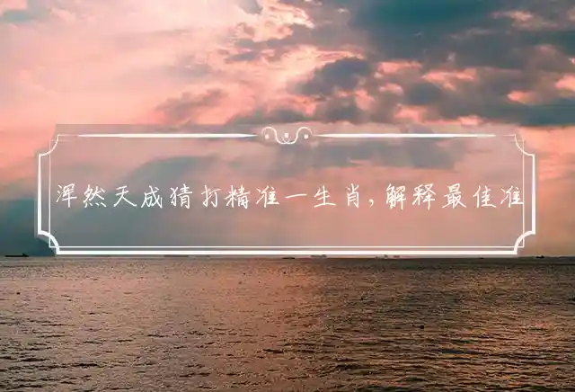 浑然天成是什么生肖