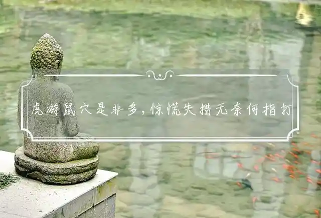 虎游鼠穴是非多,惊慌失措无奈何是什么生肖